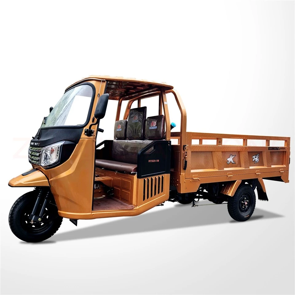 200cc Bensiini Cargo Kolmipyöräinen moottoripyörä